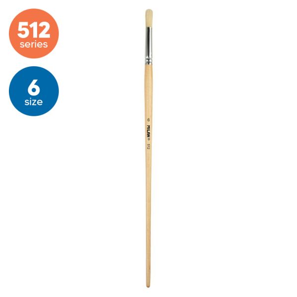 Štetec guľatý MILAN č. 6 - 512