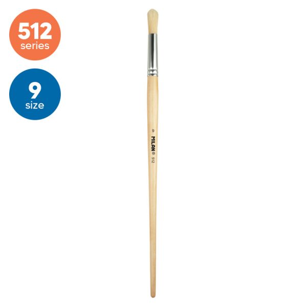 Štetec guľatý MILAN č. 9 - 512