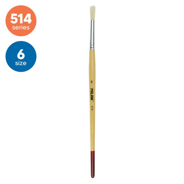 Štetec guľatý MILAN č. 6 - 514
