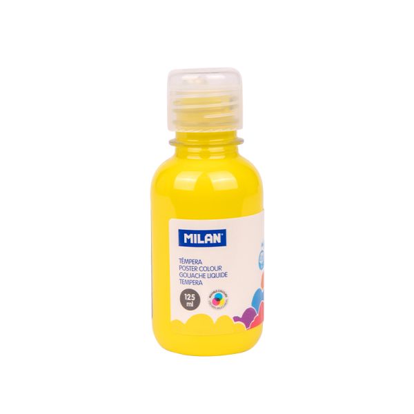 Farba temperová MILAN 125ml  žltá