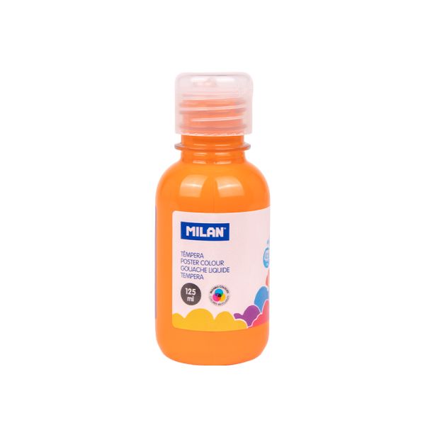 Farba temperová MILAN 125ml  oranžová
