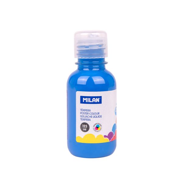 Farba temperová MILAN 125ml modrá azúrová