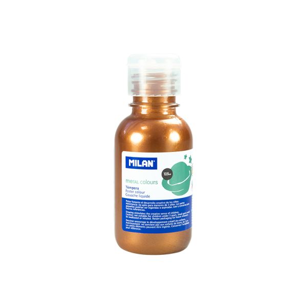 Farba temperová MILAN 125ml metalická medená