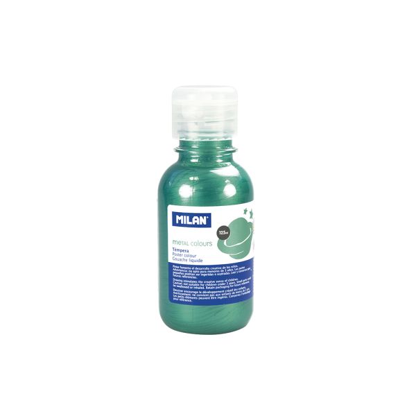 Farba temperová MILAN 125ml metalická zelená