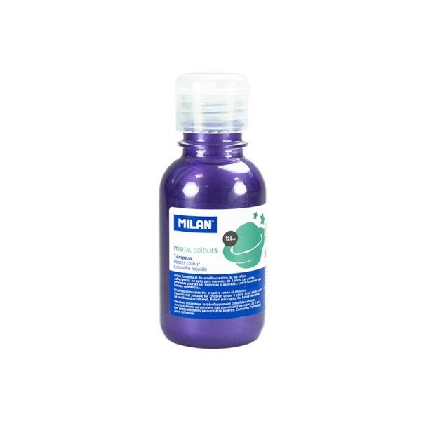 Farba temperová MILAN 125ml metalická fialová