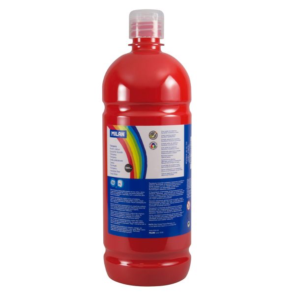 Farba temperová MILAN 1000ml červená rumelka