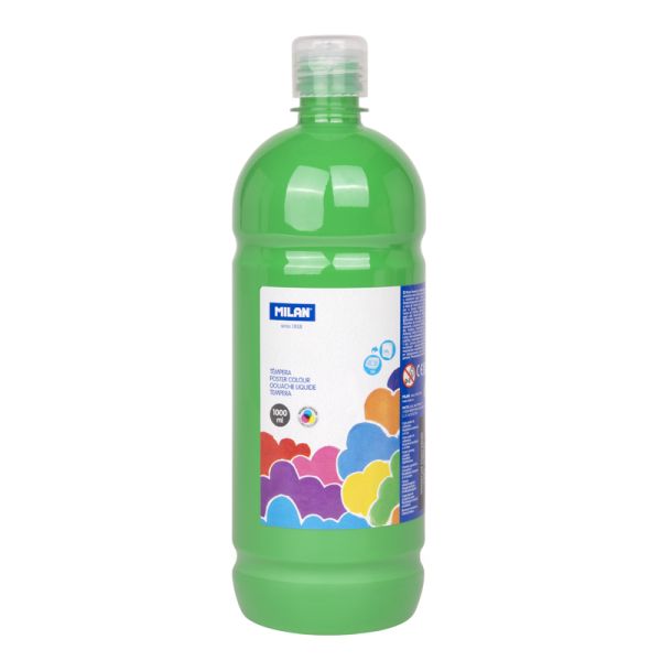 Farba temperová MILAN 1000ml bledo zelená