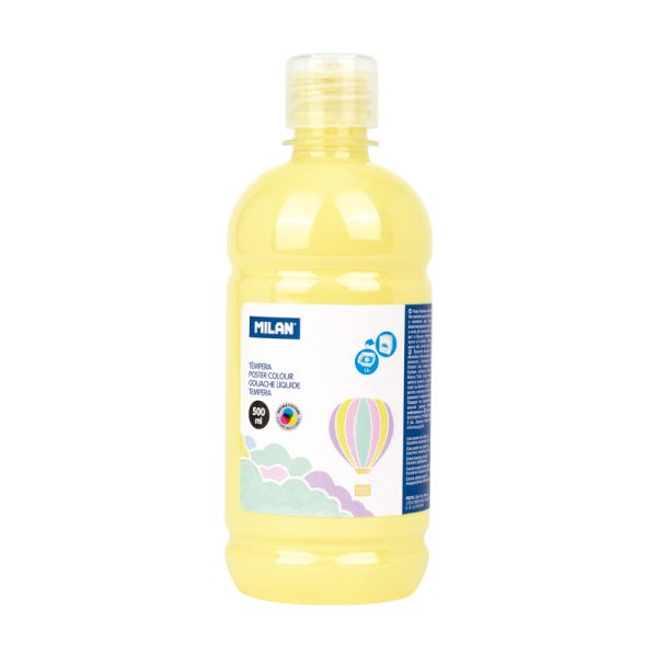 Farba temperová MILAN 500ml žltá pastelová