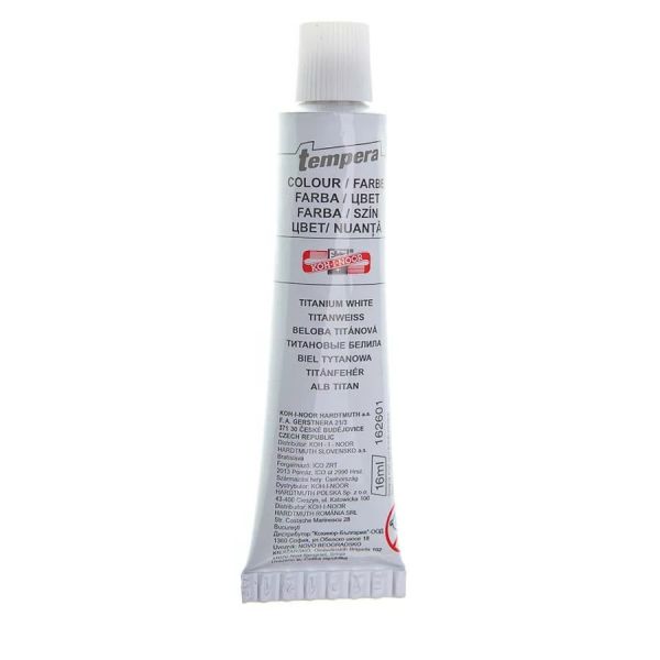Farba temperová KOH-I-NOOR 16 ml - beloba titanová