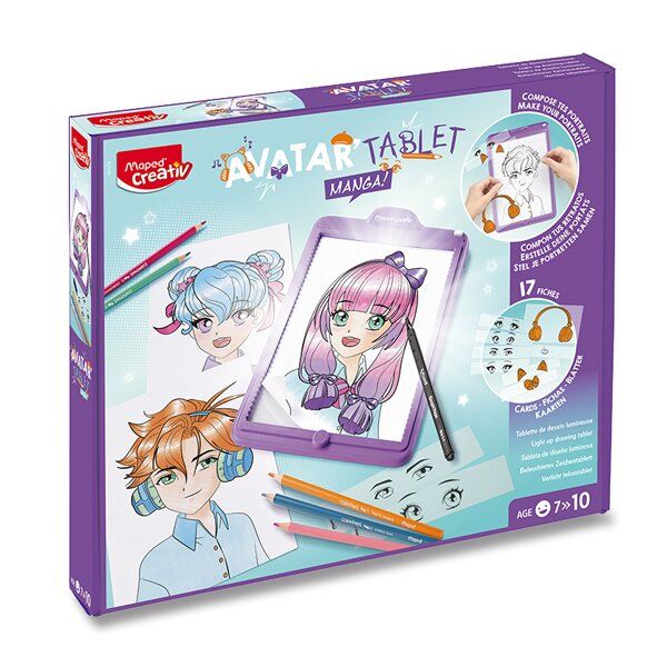 Kreatívna sada MAPED Creativ Avatar tablet Manga