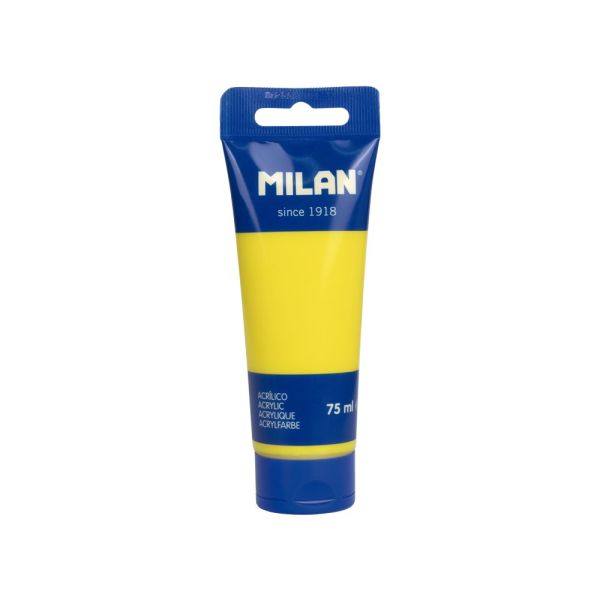 Farba akrylová MILAN 75 ml - žltá