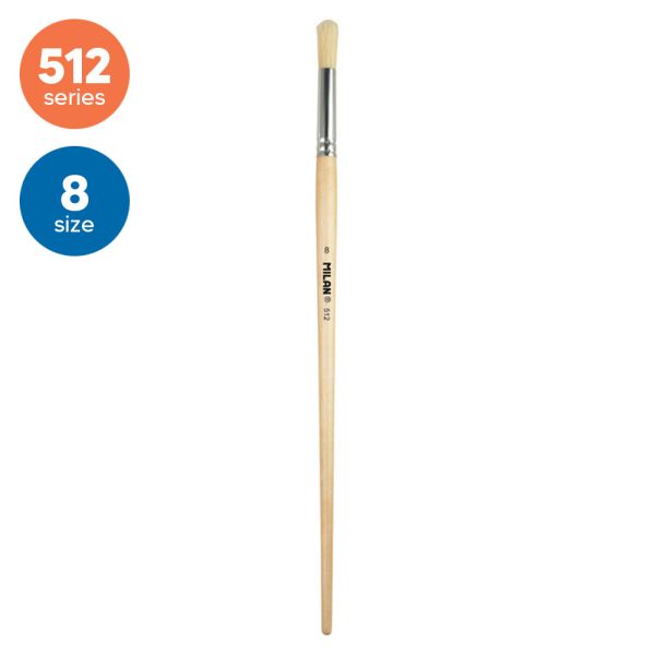Štetec guľatý MILAN č. 8 - 512
