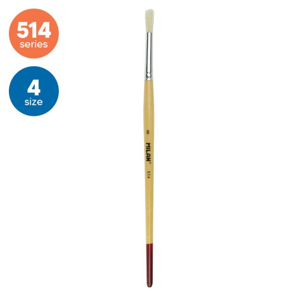Štetec guľatý MILAN č. 4 - 514