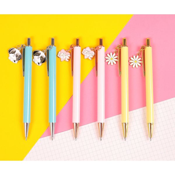 Pero guľôčkové SWEET s príveskom 1.0 mm - modrá náplň /1ks