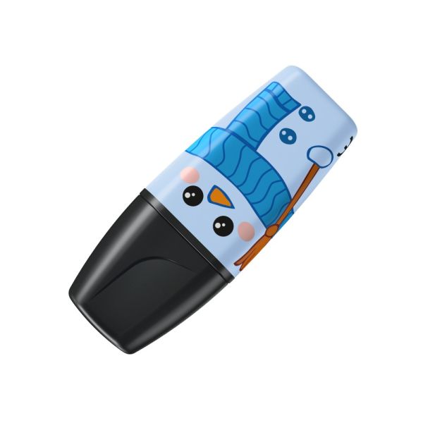Zvýrazňovač STABILO BOSS MINI Frosty Friends - svieža modrá