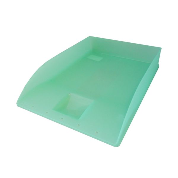 Zásuvka odkladacia - trasnsparentná mint