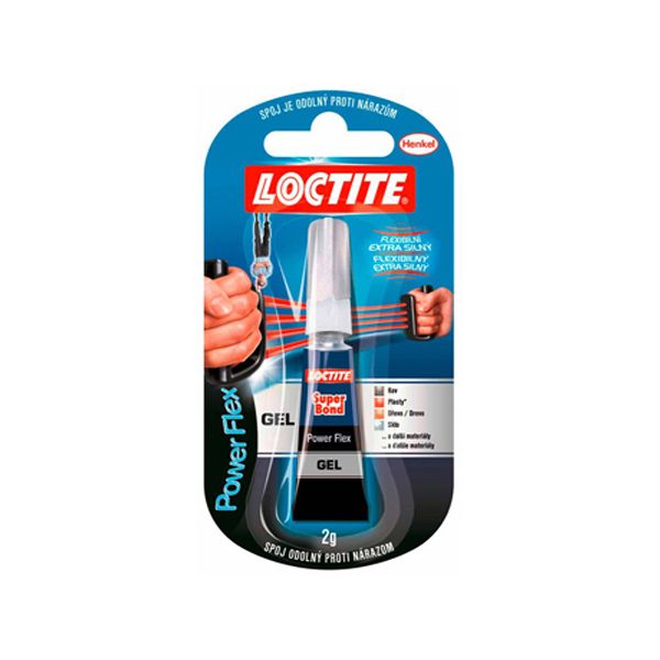 Lepidlo sekundové LOCTITE Super Bond Power Flex Gel 2 g
