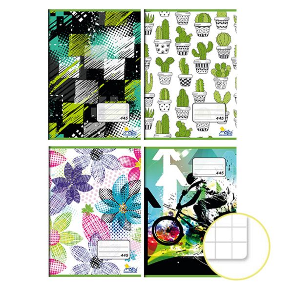 Zošit 445 40 listov štvorčekový 