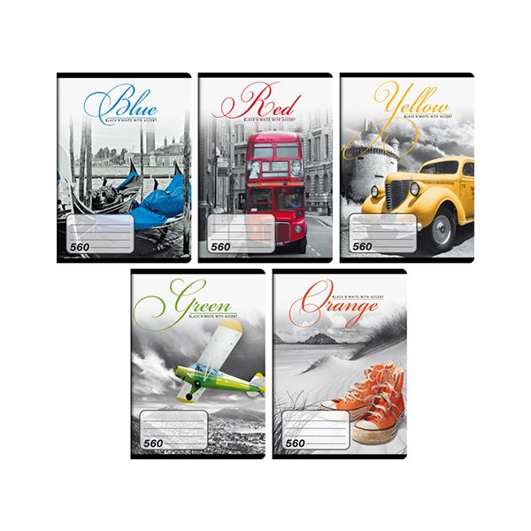 Zošit 560 A5 60 listov čistý 