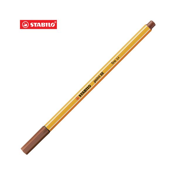 Liner STABILO point 88 červená hlina 