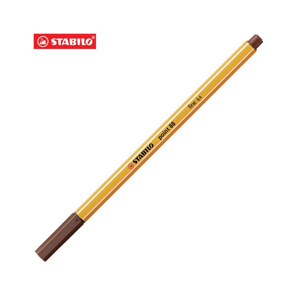 Liner STABILO point 88 hnedý 