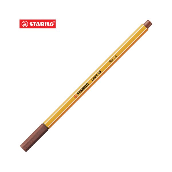 Liner STABILO point 88 svetlohnedý 