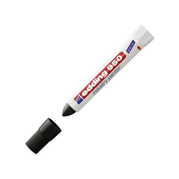 Priemyselný voskový popisovač edding 950 čierny 