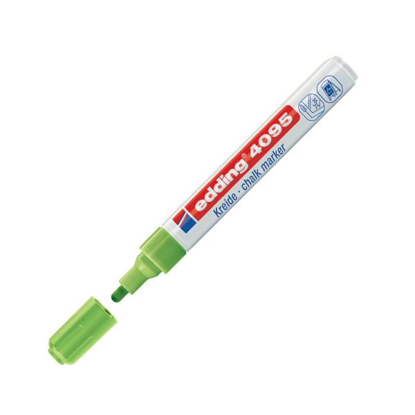 Kriedový popisovač edding 4095 svetlozelený