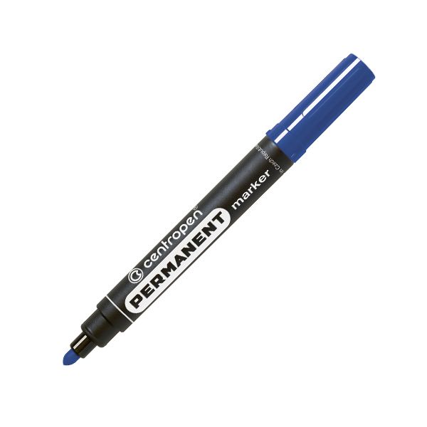 Permanentný popisovač Centropen 8566 modrý 