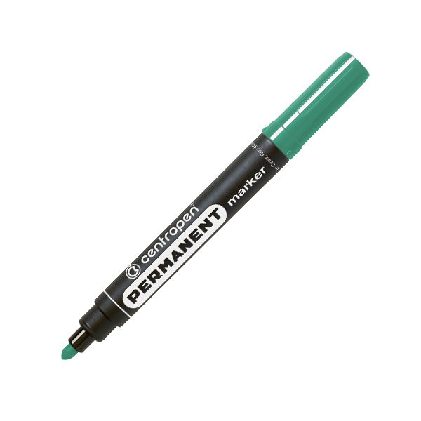 Permanentný popisovač Centropen 8566 zelený 