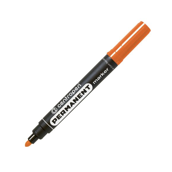 Permanentný popisovač Centropen 8566 oranžový 