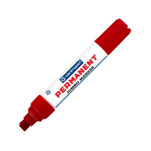 Permanentný popisovač Centropen Jumbo 9110 červený 