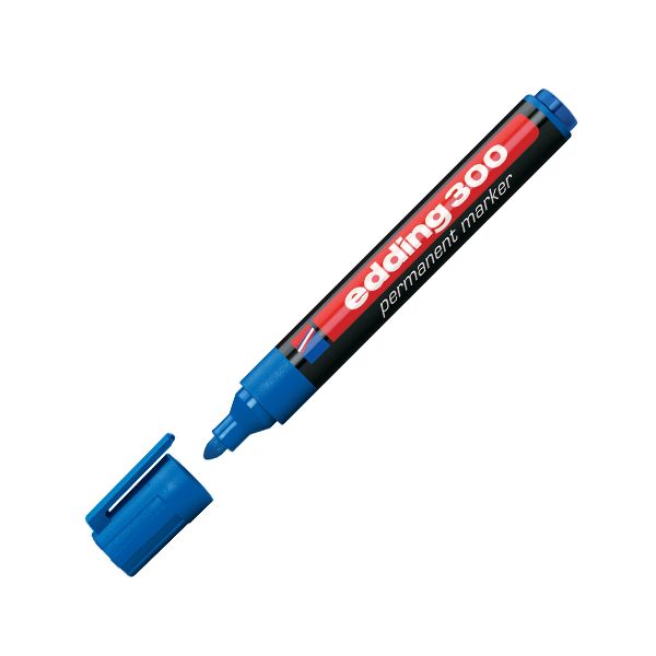 Permanentný popisovač edding 300 modrý 