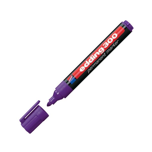 Permanentný popisovač edding 300 fialový 