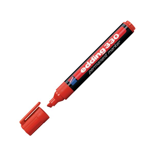 Permanentný popisovač edding 330 červený 
