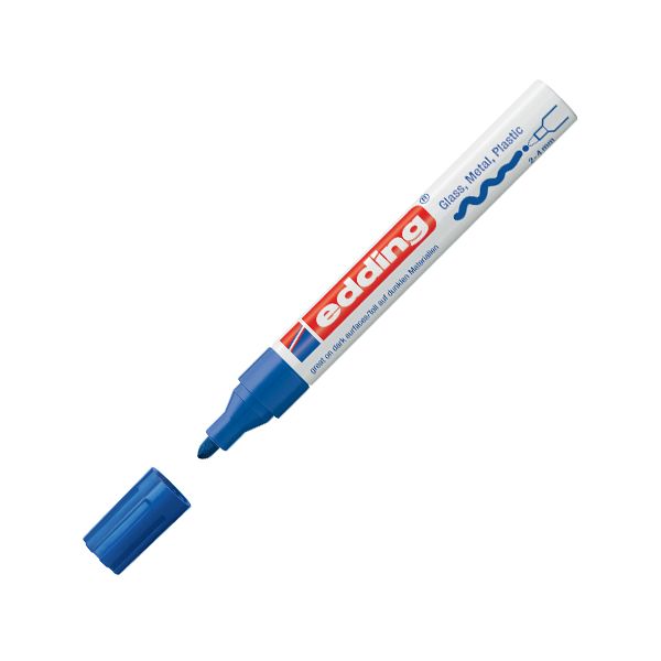 Lakový popisovač edding 750 modrý 