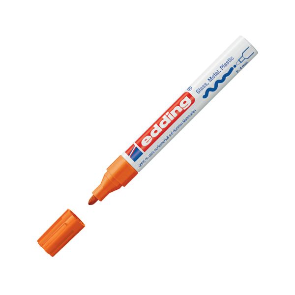 Lakový popisovač edding 750 oranžový 