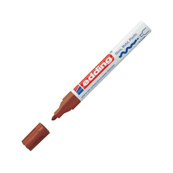 Lakový popisovač edding 750 hnedý 