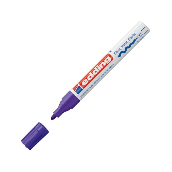 Lakový popisovač edding 750 fialový 
