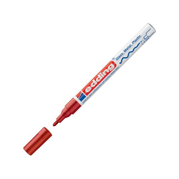 Lakový popisovač edding 751 červený 