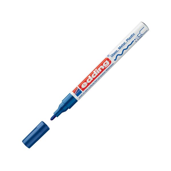 Lakový popisovač edding 751 modrý 