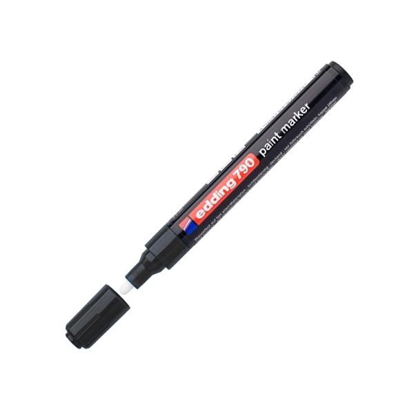 Lakový popisovač, 2-3 mm, EDDING "790", čierny
