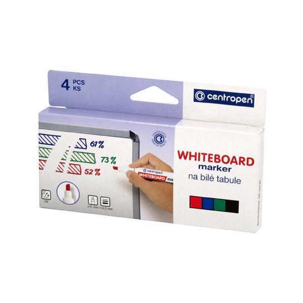 Sada popisovačov na tabule Centropen 8569/4S 
