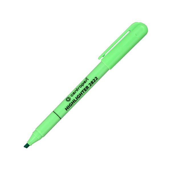Zvýrazňovač Centropen 2822 svetlozelený 