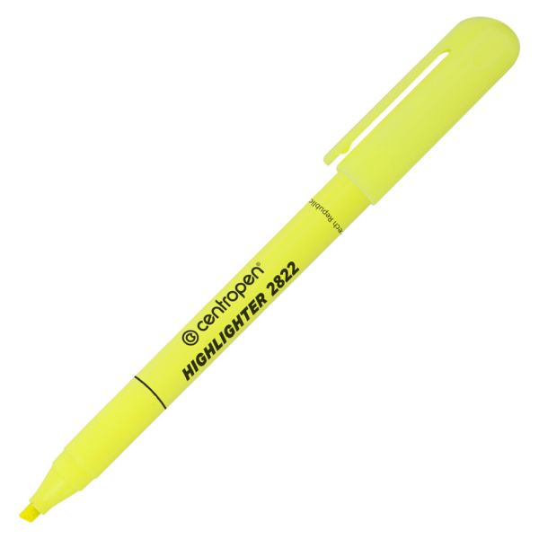 Zvýrazňovač CENTROPEN 2822 FAX - žltý