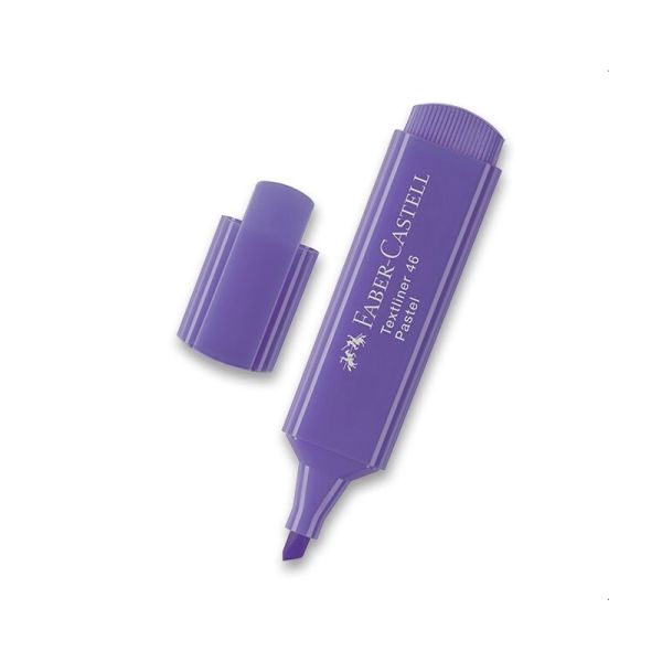 Zvýrazňovač Faber-Castell 1546 Pastel - fialový