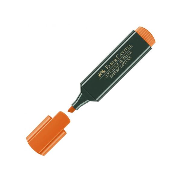 Zvýrazňovač Faber-Castell 1548 Textliner - oranžový