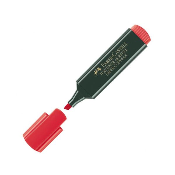 Zvýrazňovač FABER-CASTELL Textliner 1548 červený 