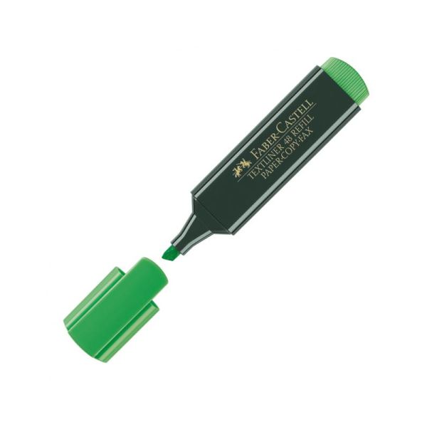 Zvýrazňovač Faber-Castell 1548 Textliner - zelený