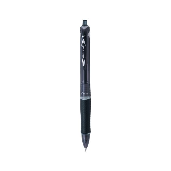 Guľôčkové pero, 0,25 mm, stláčací mechanizmus, PILOT "Acroball", čierne